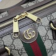 Gucci Ophidia GG Medium Top Handle Bag Brown Size 31 x 20 x 16.5 cm - 4