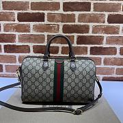 Gucci Ophidia GG Medium Top Handle Bag Brown Size 31 x 20 x 16.5 cm - 5