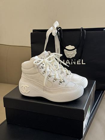 Chanel Boots White 16