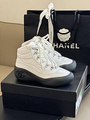 Chanel Boots Black White 16 - 1