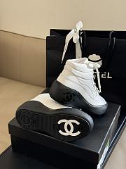 Chanel Boots Black White 16 - 6