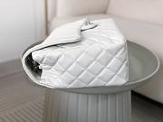 Chanel A4661 Silver Hardware Flap Bag Large Size 40 x 11 x 16 cm - 5