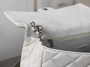 Chanel A4661 Silver Hardware Flap Bag Large Size 40 x 11 x 16 cm - 4