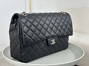 Chanel A4661 Gold Hardware Flap Bag Large Black Size 40 x 11 x 16 cm - 3