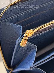 Louis Vuitton LV Zippy Wallet Monogram Denim M82958 Size 19 x 10 x 2 cm - 6