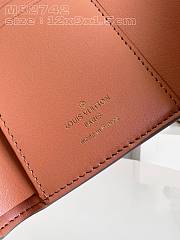 Louis Vuitton LV Victorine Wallet Mahina Leather M82742 Size 12 x 9.5 x 1.5 cm - 5