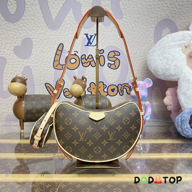 Louis Vuitton LV Croissant MM Monogram Canvas M46828 Size 21 x 7 x 5 cm - 1