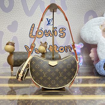Louis Vuitton LV Croissant MM Monogram Canvas M46828 Size 21 x 7 x 5 cm