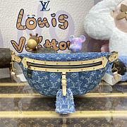 Louis Vuitton High Rise Monogram Denim M46837 Size 33 x 16 x 8 cm - 1