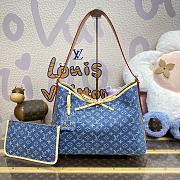 Louis Vuitton LV CarryAll MM Monogram Denim M46855 Size 39 x 30 x 15 cm - 1