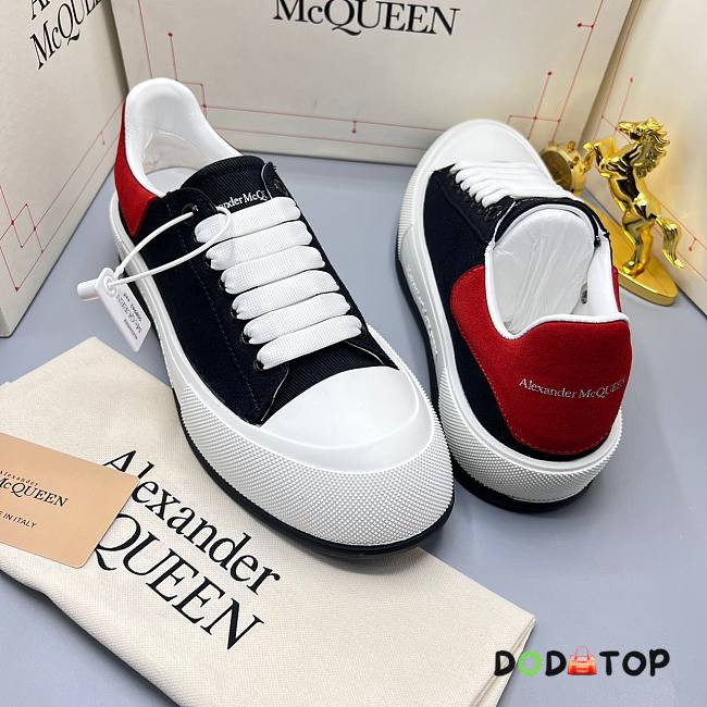 Alexander Mcqueen Panelled Lace-Up Sneakers - 1