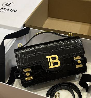Balmain B-Buzz Handle Bag Black Size 23 x 14 x 8 cm