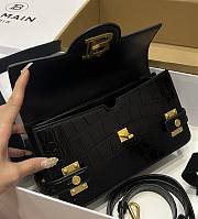 Balmain B-Buzz Handle Bag Black Size 23 x 14 x 8 cm - 6