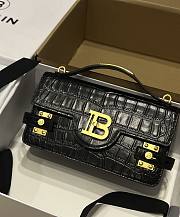 Balmain B-Buzz Handle Bag Black Size 23 x 14 x 8 cm - 5