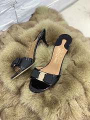 Ferragamo High-heeled Sandals Black - 6