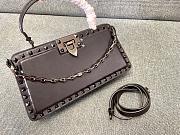 Valentino Garavani Rockstud Strapped Top Handle Bag Black Size 28 x 14 x 8 cm - 2