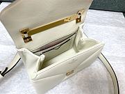 Valentino Garavani One Stud Leather Bag White Size 20 x 13 x 8.5 cm - 6