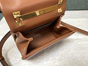 Valentino Garavani One Stud Leather Bag Brown Size 20 x 13 x 8.5 cm - 2