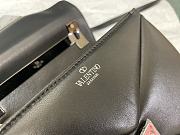 Valentino Garavani One Stud Leather Bag Black Size 20 x 13 x 8.5 cm - 2