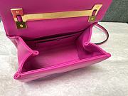 Valentino Garavani One Stud Leather Bag Rose Pink Size 20 x 13 x 8.5 cm - 5