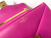Valentino Garavani One Stud Leather Bag Rose Pink Size 24 x 18 x 10 cm - 6
