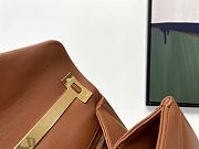 Valentino Garavani One Stud Leather Bag Brown Size 24 x 18 x 10 cm - 6