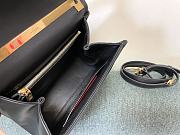 Valentino Garavani One Stud Leather Bag Black Size 24 x 18 x 10 cm - 5