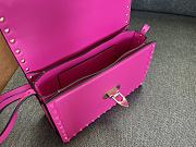 Valentino Garavani Rockstud 23 Small Bag In Pink Size 23 x 13 x 9 cm - 5
