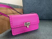 Valentino Garavani Rockstud 23 Small Bag In Pink Size 23 x 13 x 9 cm - 4