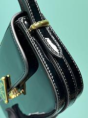 Prada Patent Leather Shoulder Bag Black Size 20.5 x 10.5 x 4 cm - 2