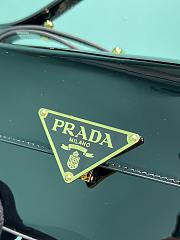 Prada Patent Leather Shoulder Bag Black Size 20.5 x 10.5 x 4 cm - 5