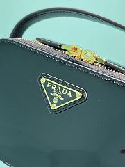 Prada Patent Leather Top-Handle Bag Black Size 17.5 x 10.5 x 4.5 cm - 3