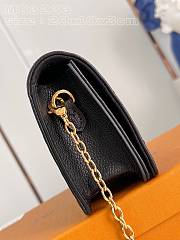 Louis Vuitton LV Wallet On Chain Lily M83233 Black Size 20.5 x 10 x 3.5 cm - 6
