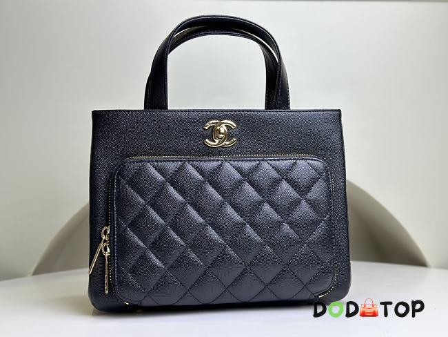 Chanel Black Shopping Bag Size 26 x 20 x 13 cm - 1