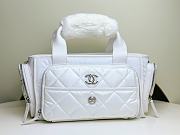 Chanel Coco Neige Travel Bag White Size 16 x 35 x 20 cm - 1