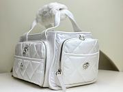 Chanel Coco Neige Travel Bag White Size 16 x 35 x 20 cm - 6