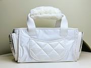 Chanel Coco Neige Travel Bag White Size 16 x 35 x 20 cm - 4