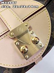 Louis Vuitton LV Monogram Duffle Bucket Bag M43587 Size 22 x 23 x 14 cm - 4