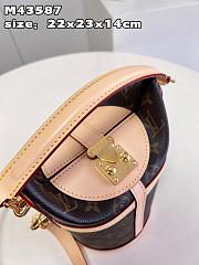 Louis Vuitton LV Monogram Duffle Bucket Bag M43587 Size 22 x 23 x 14 cm - 2