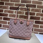 Gucci Ophidia GG Small Tote Bag Pink Size 25 x 22 x 12 cm - 1