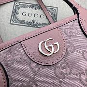 Gucci Ophidia GG Small Tote Bag Pink Size 25 x 22 x 12 cm - 4