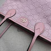 Gucci Ophidia GG Small Tote Bag Pink Size 25 x 22 x 12 cm - 2