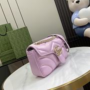 Gucci Marmont Rainbow Medium Shoulder Bag Size 15 x 26 x 7 cm - 5