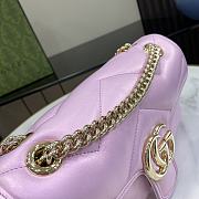 Gucci Marmont Rainbow Medium Shoulder Bag Size 15 x 26 x 7 cm - 3
