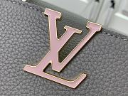 Louis Vuitton LV M48865 Capucines Small Handbag Taro Purple Size 21 x 14 x 8 cm - 3