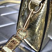  Valentino Garavani Snakeskin Vsling Top-Handle Bag Size 19 cm - 6