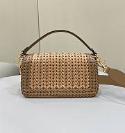 Fendi Baguette Bag In Sand And Brown Size 27 x 6.5 x 15 cm - 3