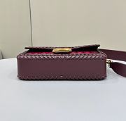Fendi Baguette Bag In Sand And Red Size 27 x 6.5 x 15 cm - 2