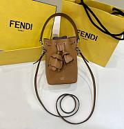Fendi Mon Tresor Bucket Bag Brown Size 12 × 18 × 10 cm - 1