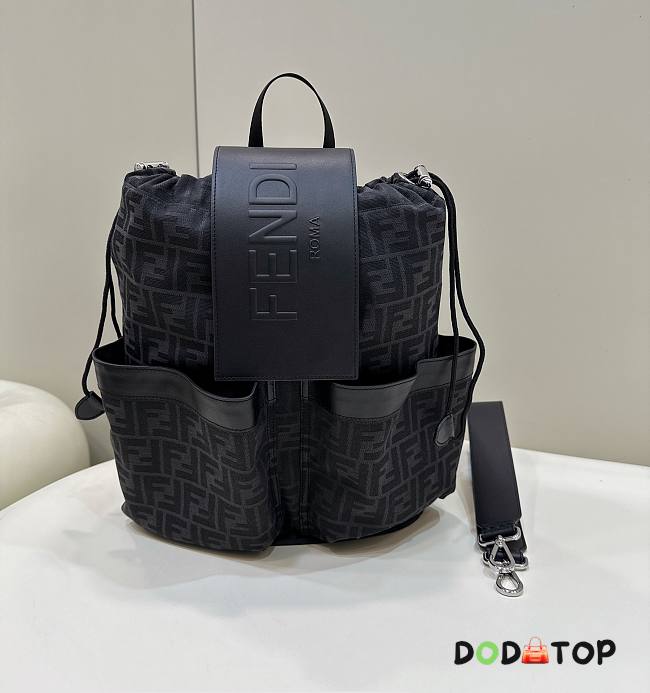 Fendi Backpack Black Size 31.5 x 16 x 36 cm - 1